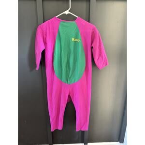 Vintage 1992 Barney The Dinosaur Halloween Costume - Kids Small